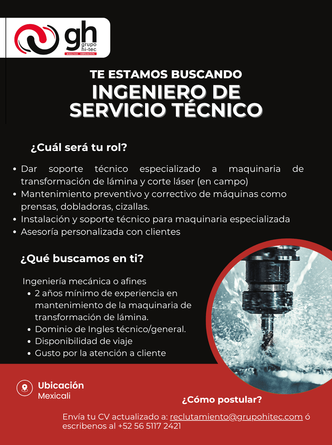 Ingeniero de Servicio Técnico